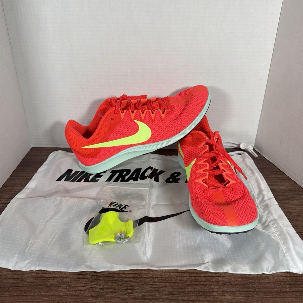 Nike Rival Fly 3 Running Shoes Pink‎ Volt Mens Size 9.5 Athletic Sneakers